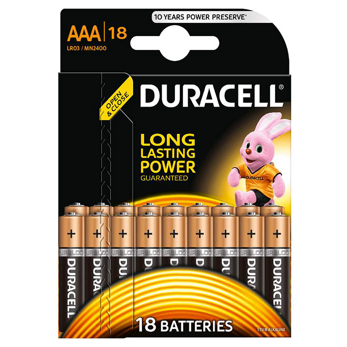 Батарейка щелочная DURACELL 1,5V AAA