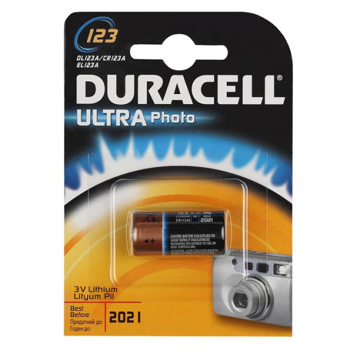Батарейка DURACELL 3V 123A