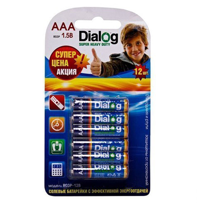 Батарейка DIALOG 1,5V AAA